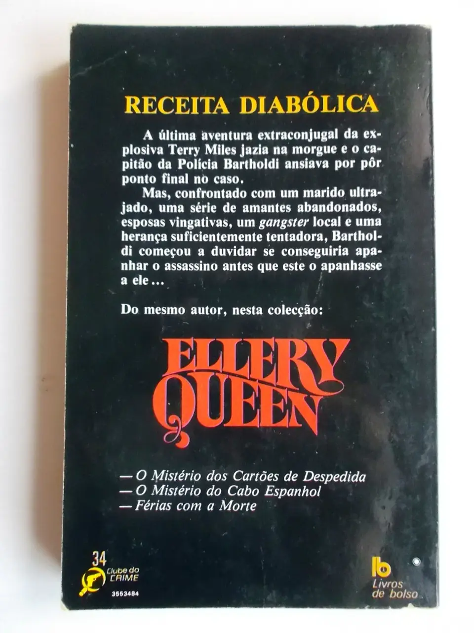 Clube do Crime 034 - Receita Diabólica - Ellery Queen 2