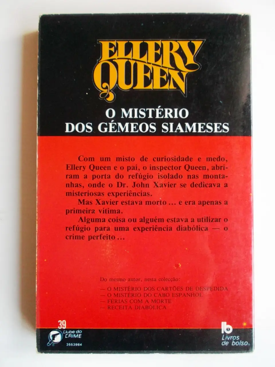 Clube do Crime 039 - O mistério dos gêmeos Siameses - Ellery Queen 2
