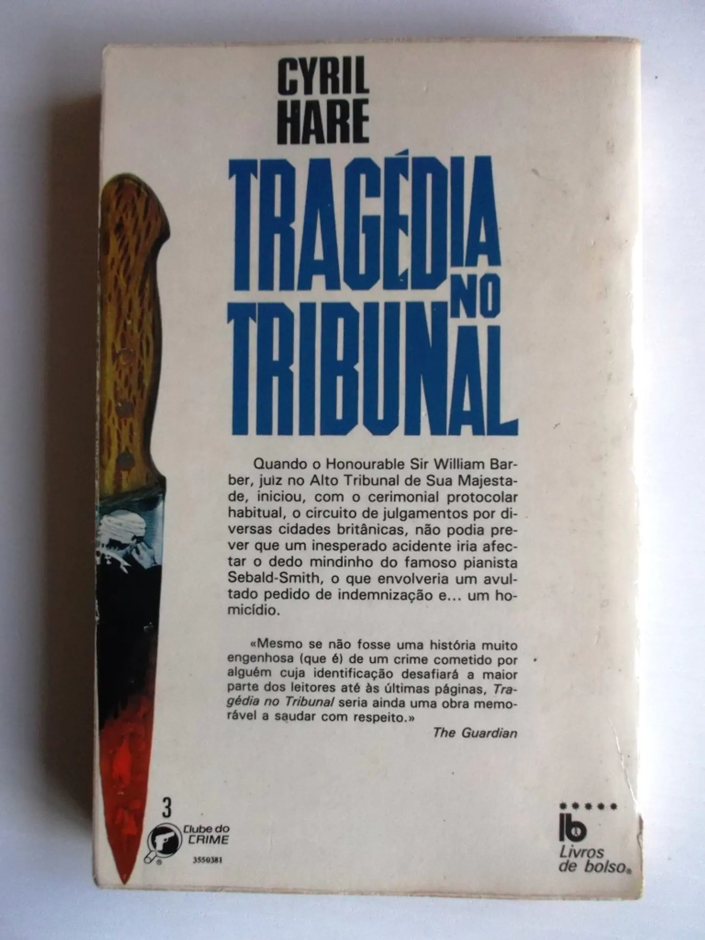 Clube do Crime 003 - Tragedia no tribunal - Cyril Hare 2