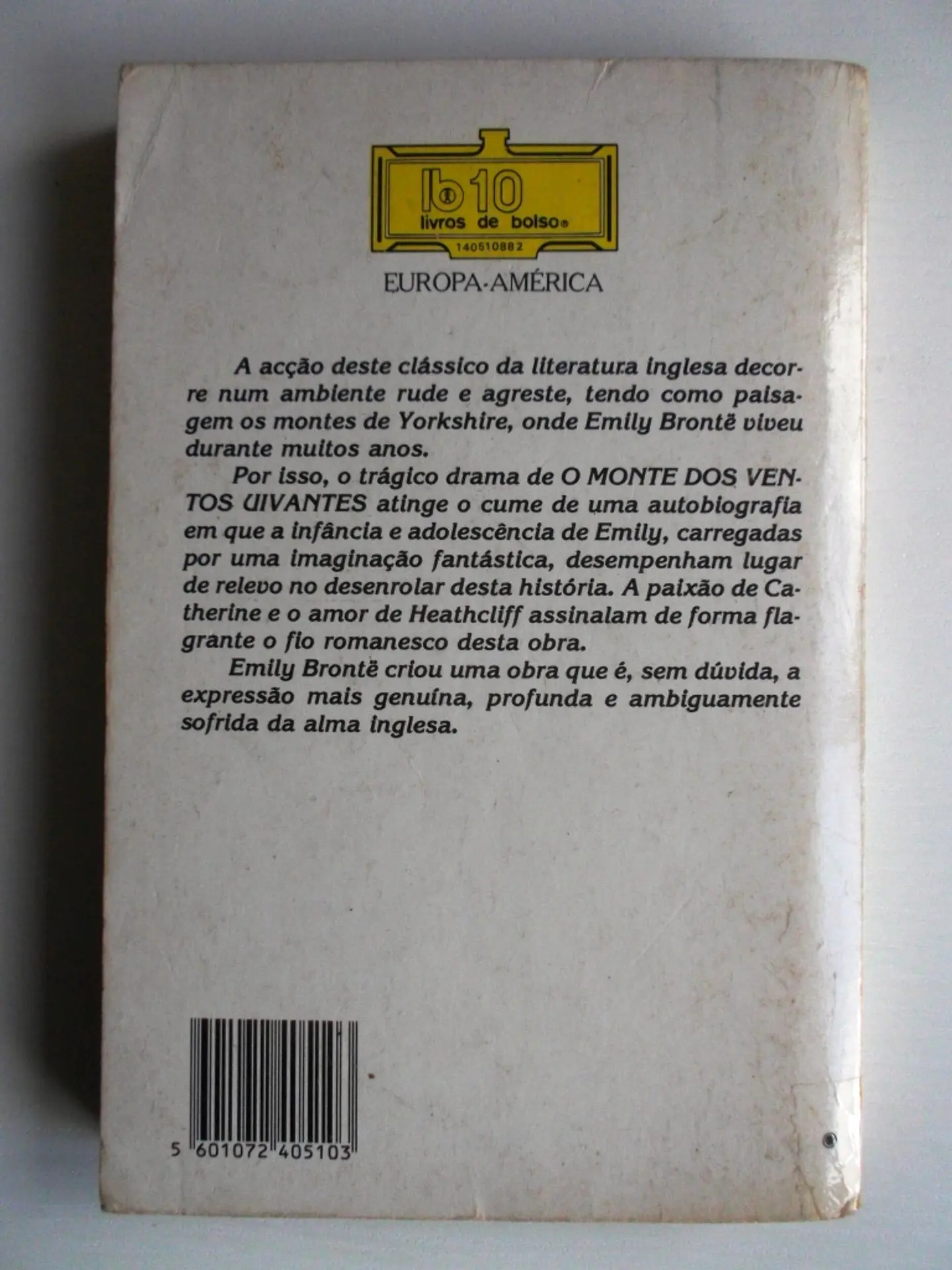 Livro de Bolso Europa América 010 - O monte dos ventos uivantes - Emily Bronte 2
