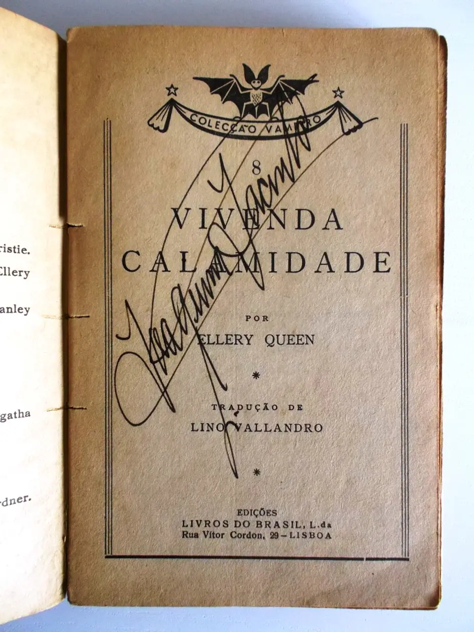 Vampiro 008 - Vivenda calamidade - Ellery Queen 4