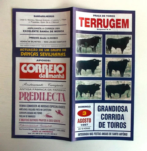 Corrida de Toiros - Terrugem - Agosto 1997