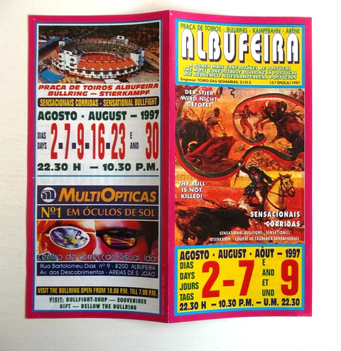 Corrida de Toiros - Albufeira - Agosto 1997