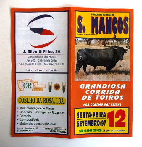 Corrida de Toiros - S. Manços - Setembro 1997