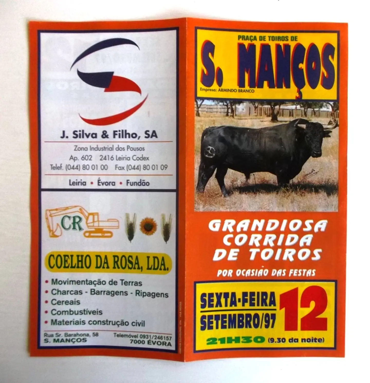 Corrida de Toiros - S. Manços - Setembro 1997 1
