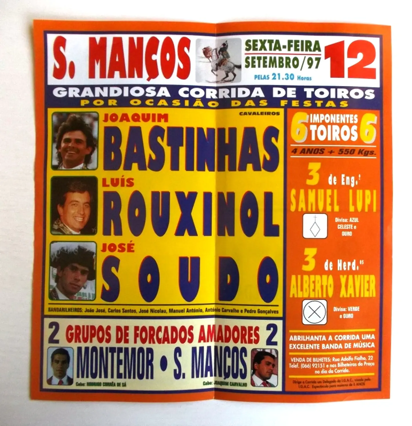 Corrida de Toiros - S. Manços - Setembro 1997 2