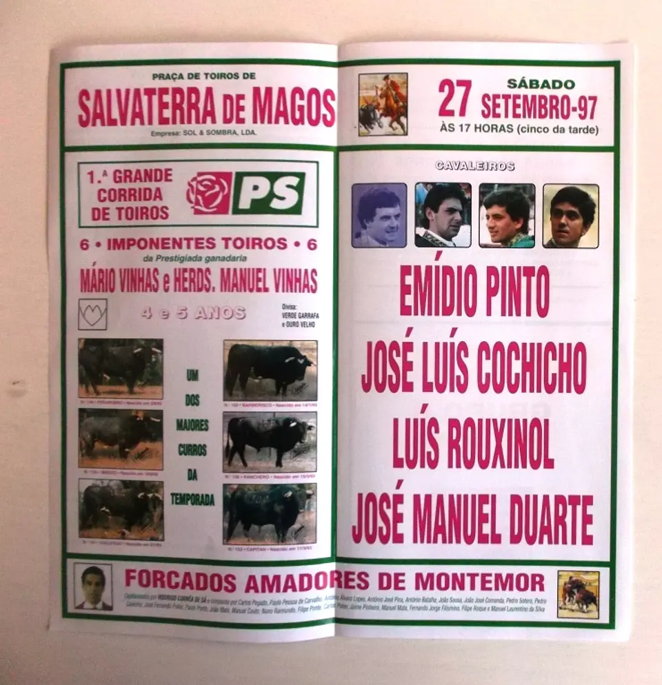 Corrida de Toiros - Salvaterra de Magos - Setembro 1997 2