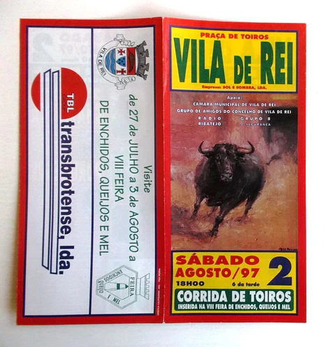 Corrida de Toiros - Vila de Rei - Agosto 1997