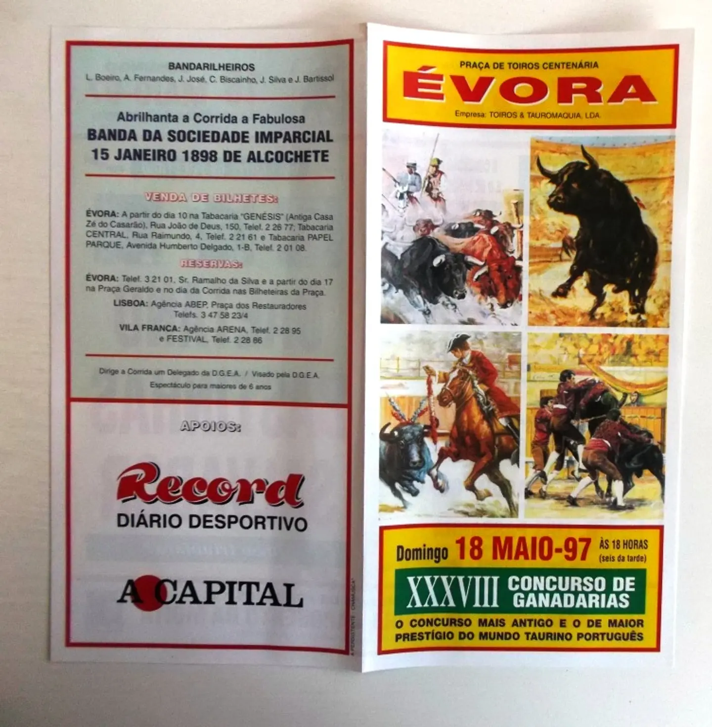 Corrida de Toiros - Évora - Maio 1997 1