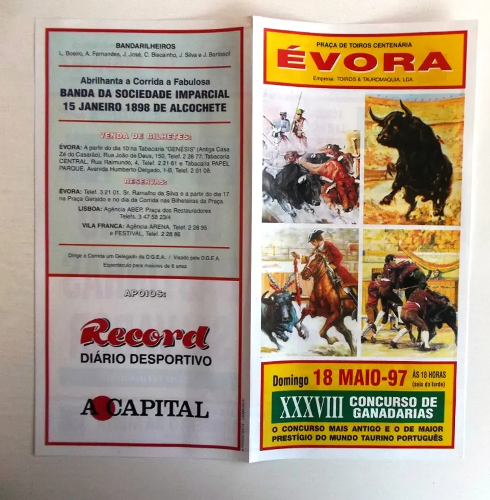 Corrida de Toiros - Évora - Maio 1997 1
