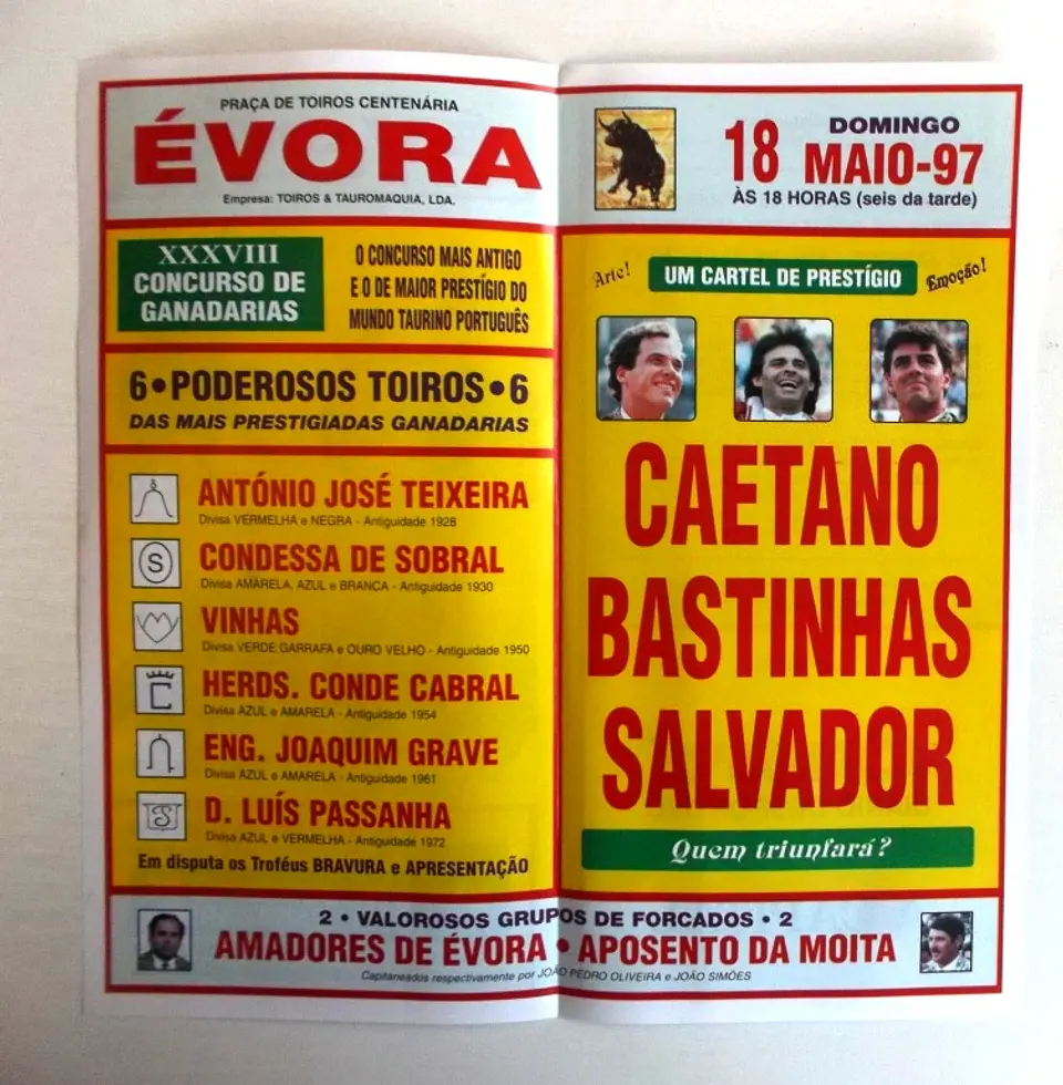 Corrida de Toiros - Évora - Maio 1997 2