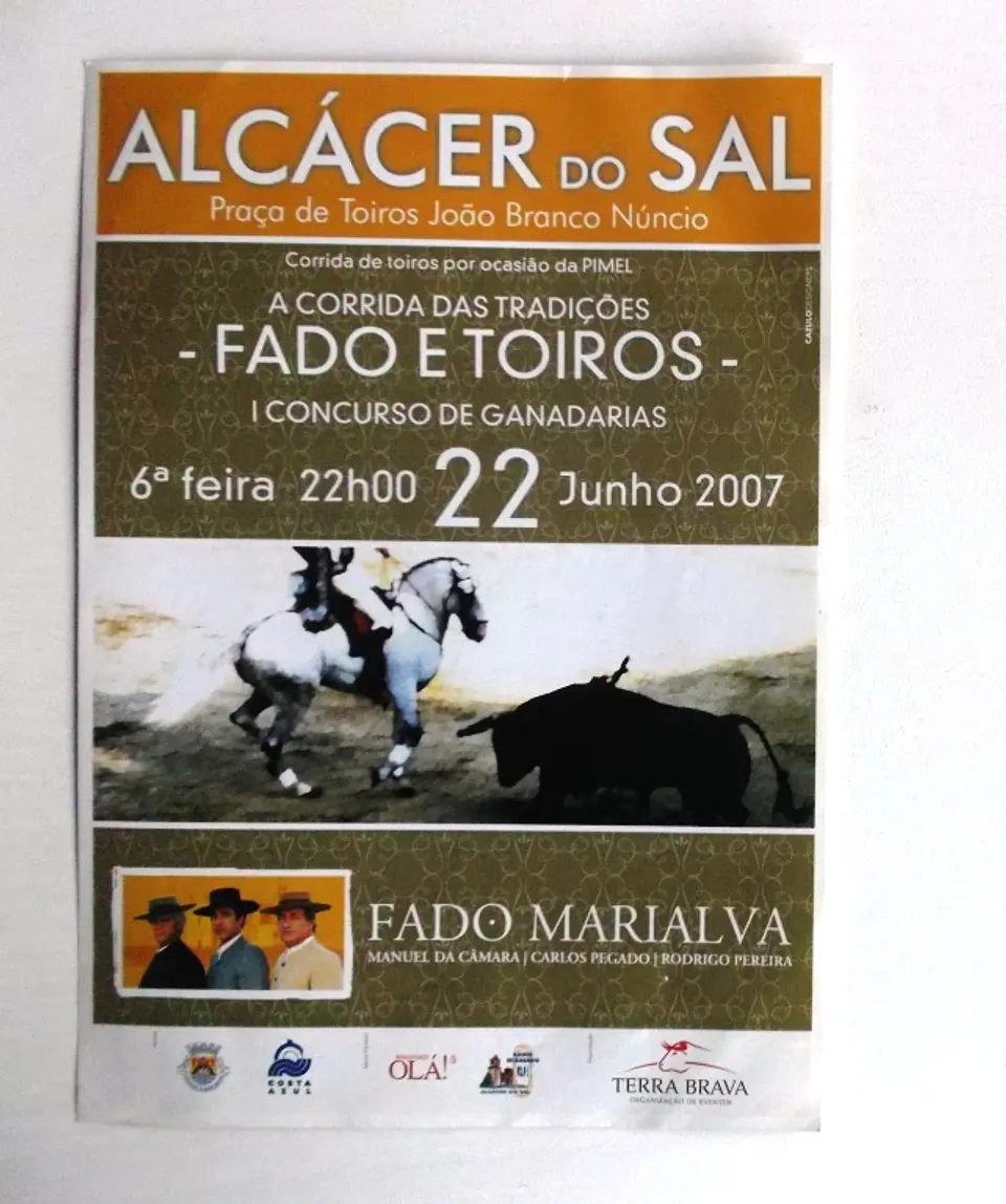 Panfleto Corrida de Toiros - Alcácer do Sal - Junho 2007 1