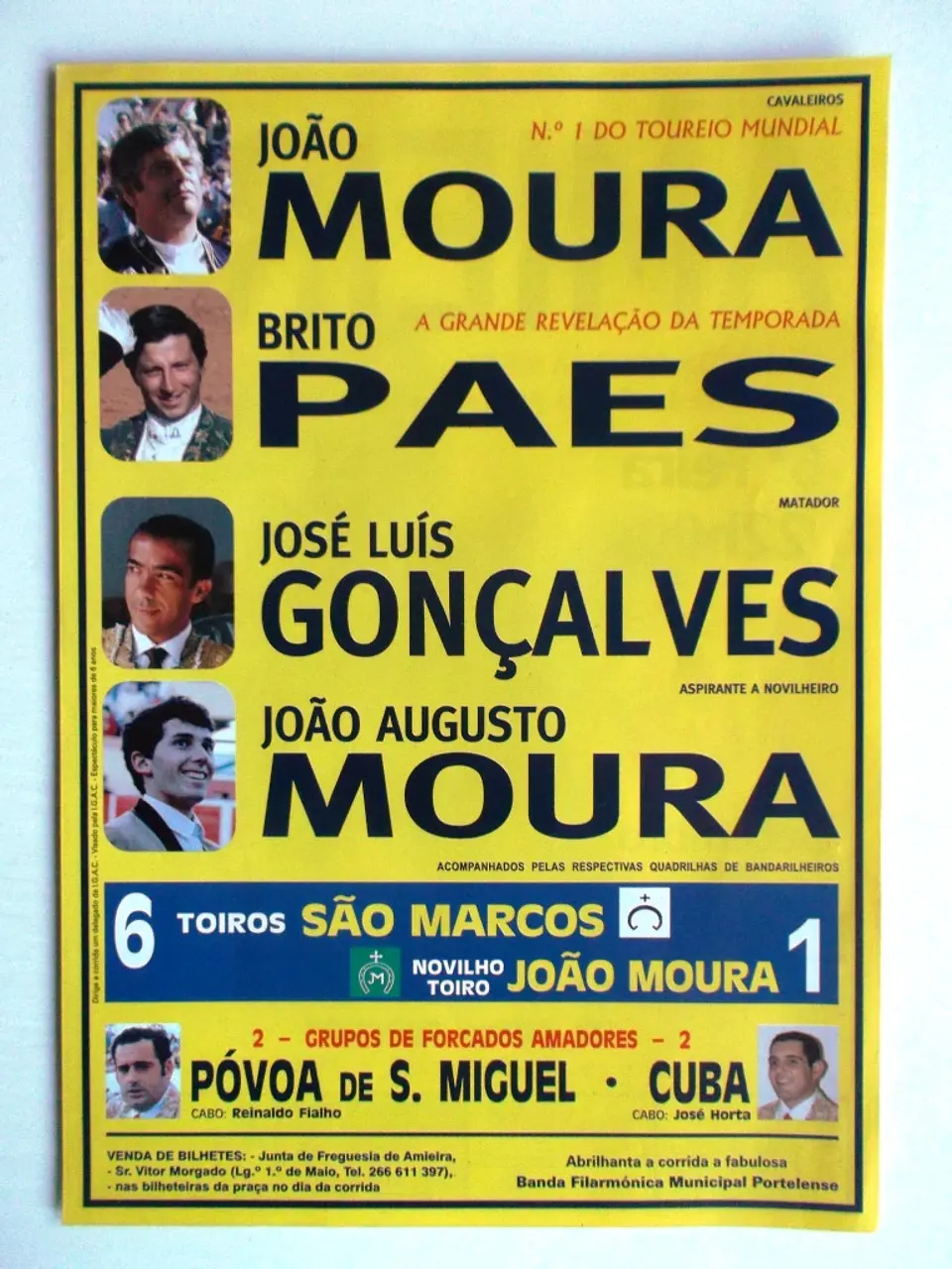 Panfleto Corrida de Toiros - Amieira - Setembro 2007 2