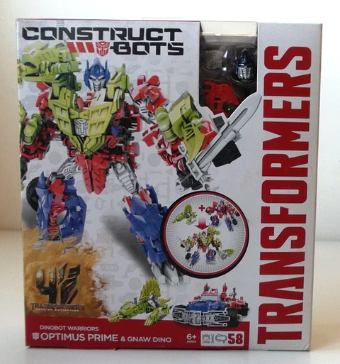 Optimus Prime & Gnaw Dino 