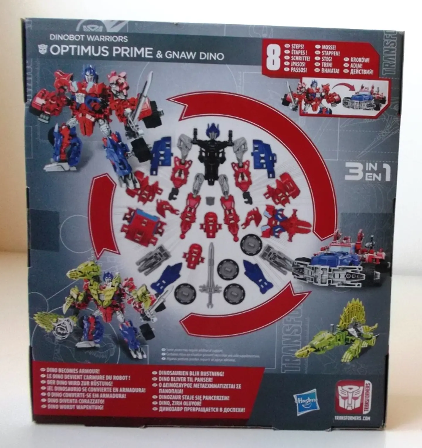 Optimus Prime & Gnaw Dino  2