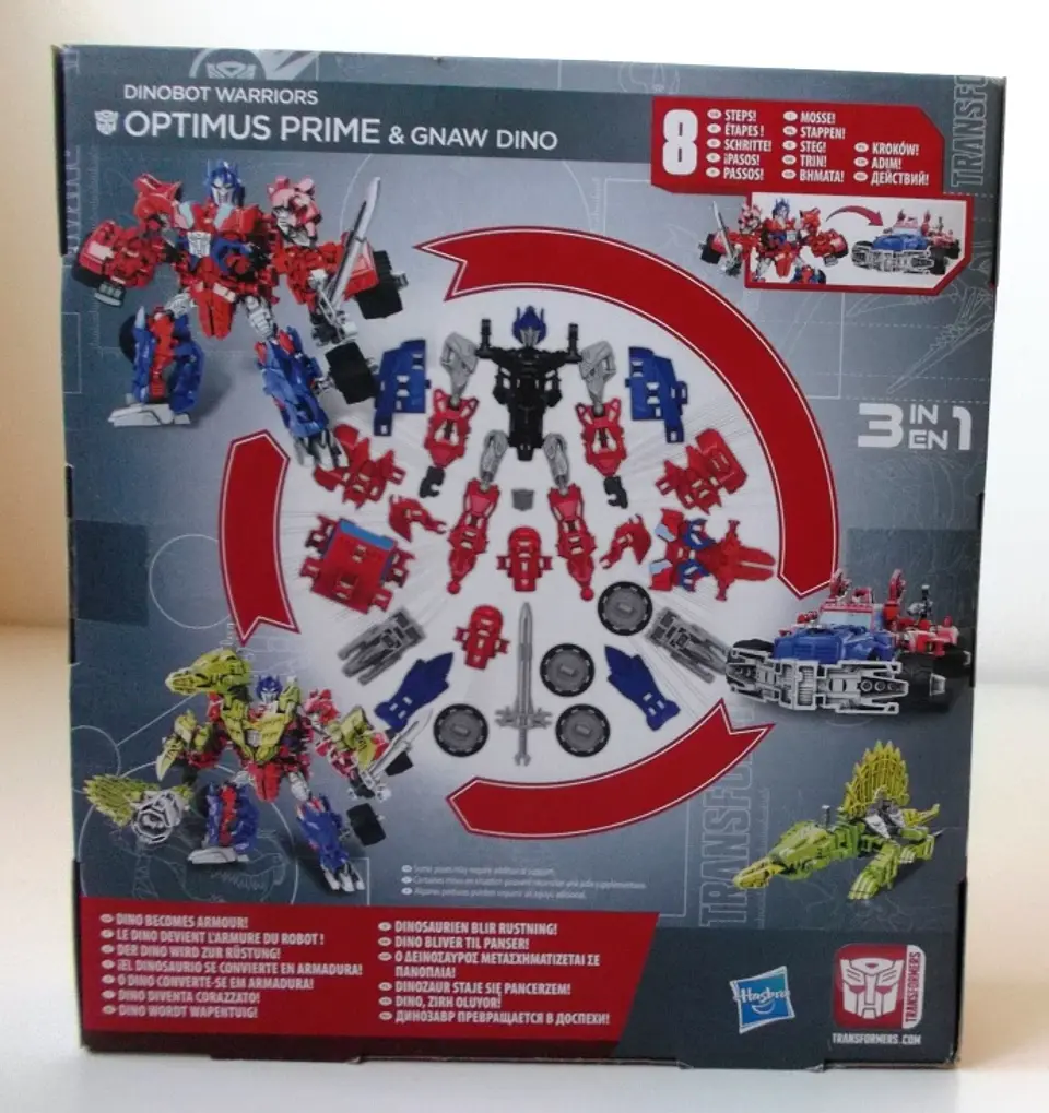 Optimus Prime & Gnaw Dino  2