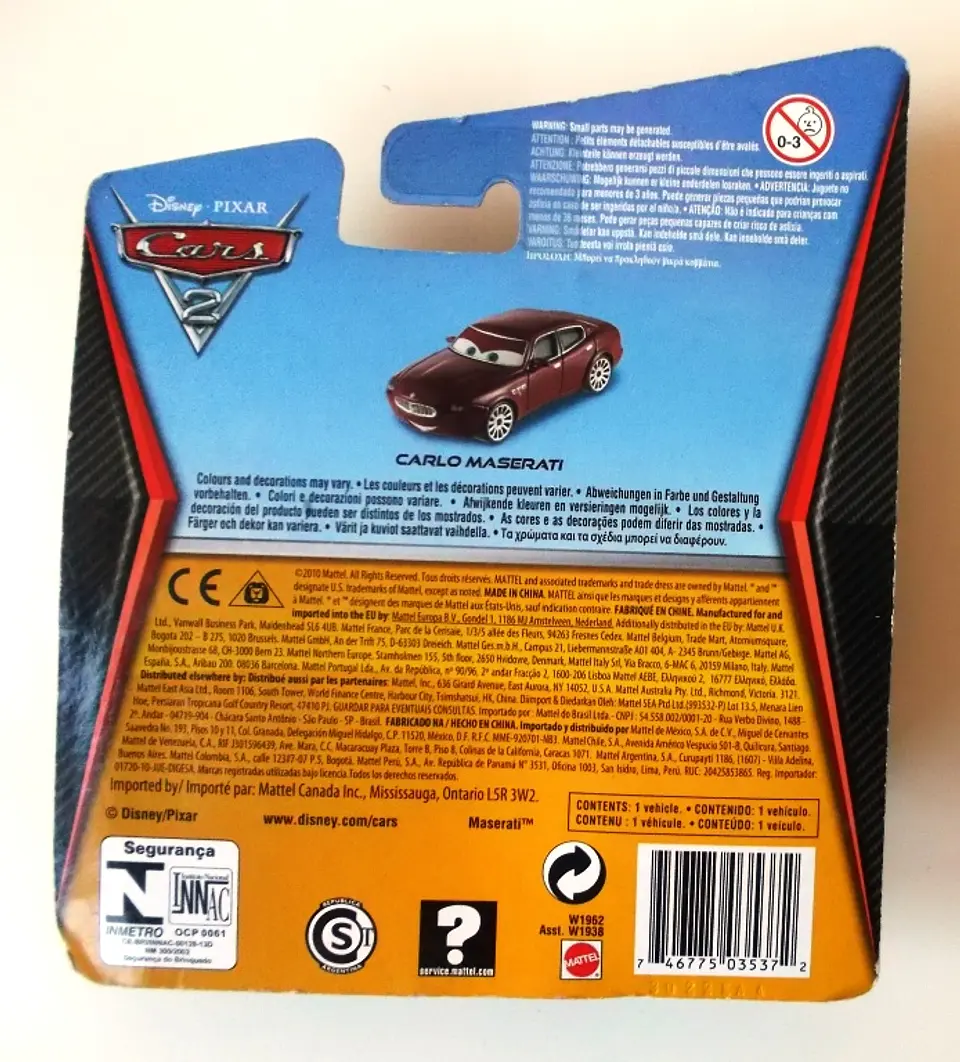 Cars 2 - Carlo Maserati 2