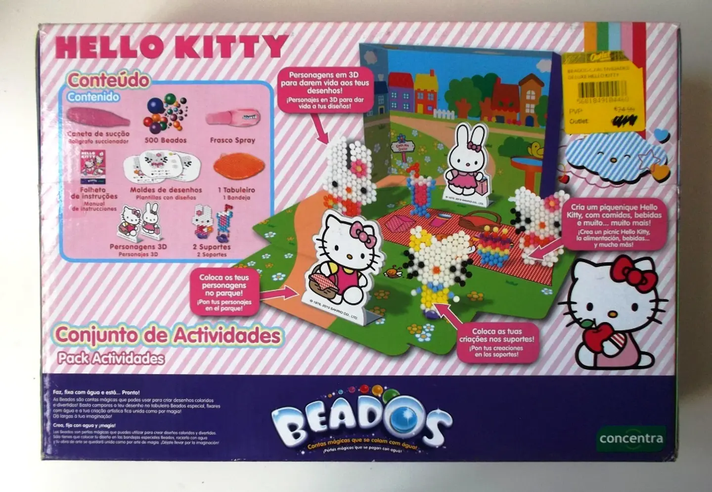 Hello Kitty - Beados - Conjunto de actividades 2