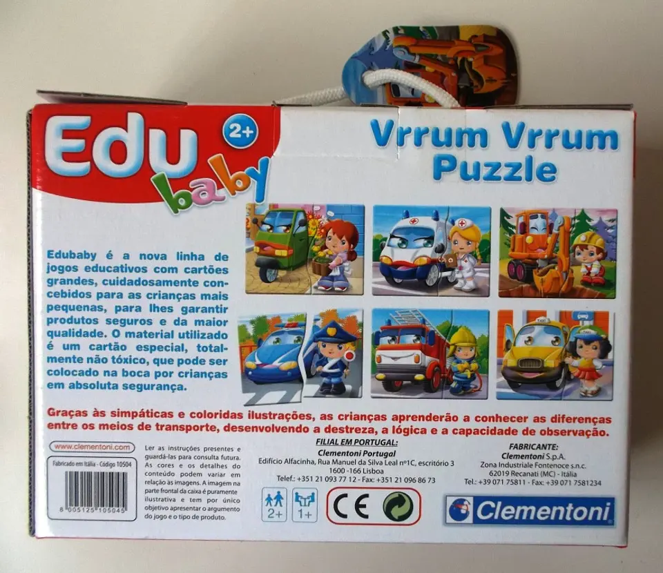 Edu baby - Vrrum Vrrum Puzzle 2