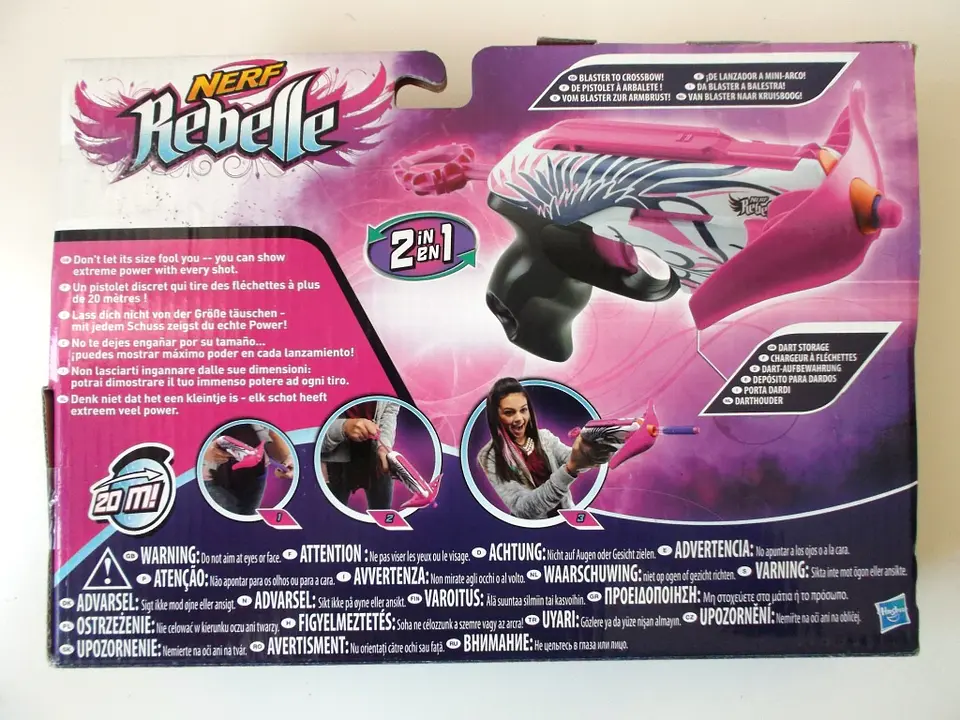 Nerf Rebelle - 2 em 1 2