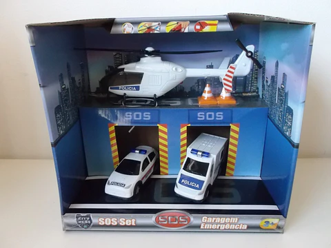 Garagem de emergência - Policia