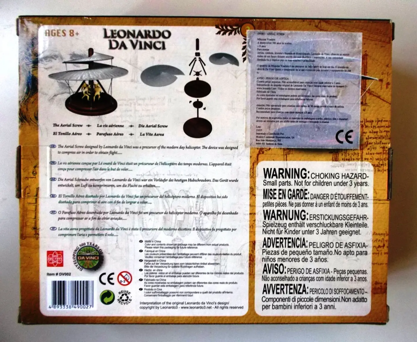 Maquina voadora - Leonardo da Vinci 2
