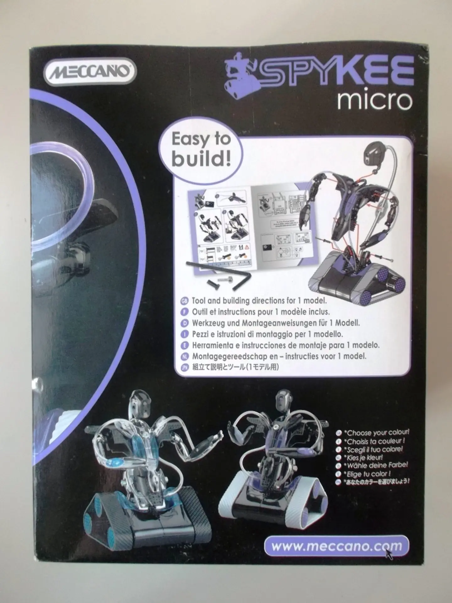 Meccano Spykee micro azul - 20 peças 2