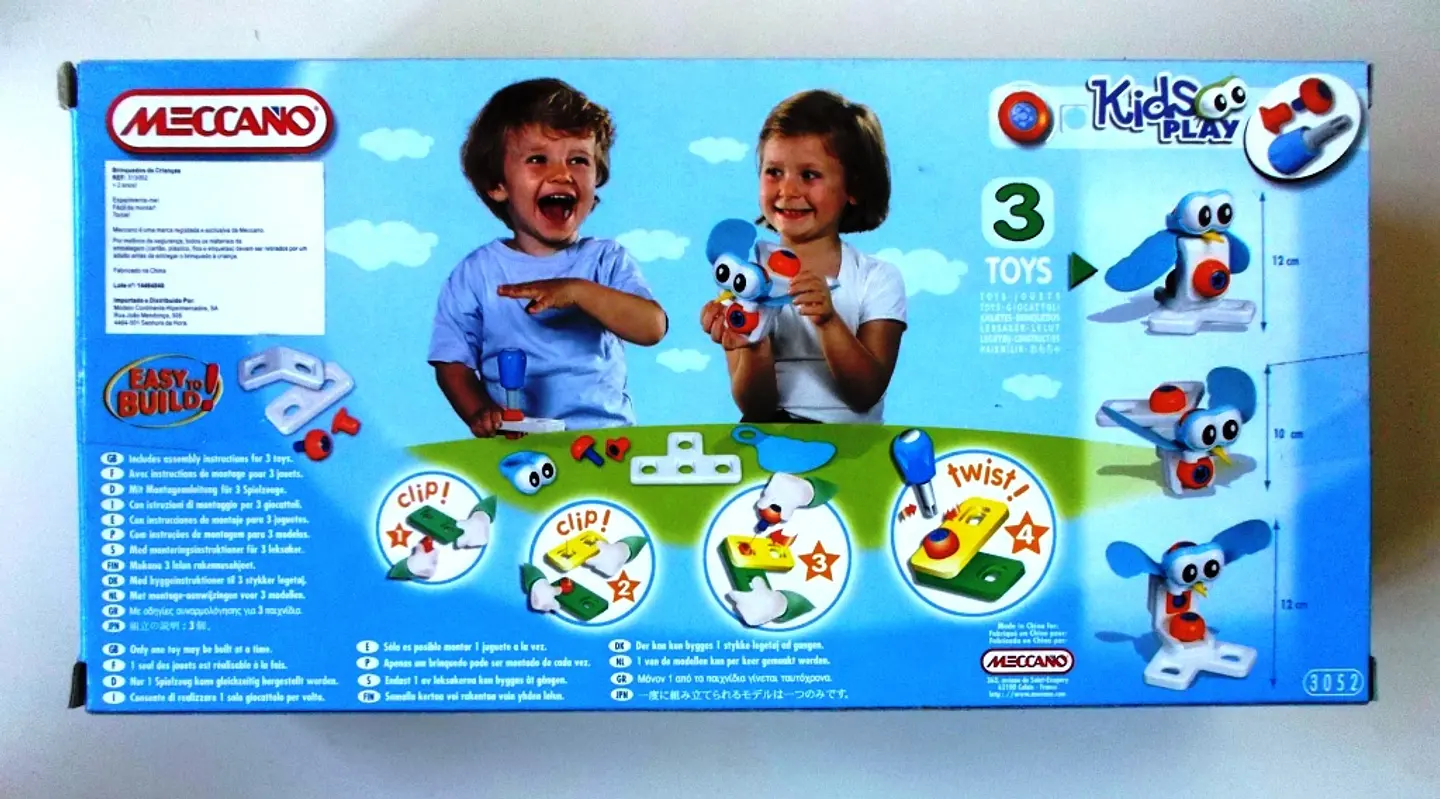 Meccano Kids Play - Pinguim - 14 Peças 2