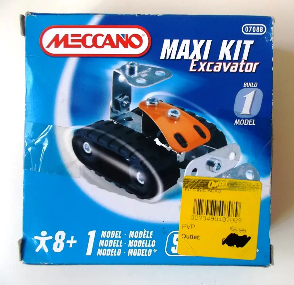 Meccano Maxi Kit - Escavadora - 50 peças 1