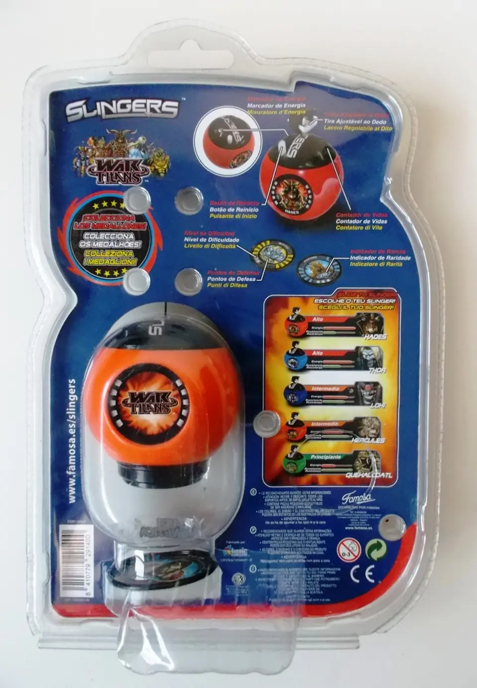 Slingers War Titans - Lançador magnético laranja 2
