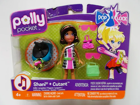 Polly Pocket - Pop & Lock - Shani + Cutant