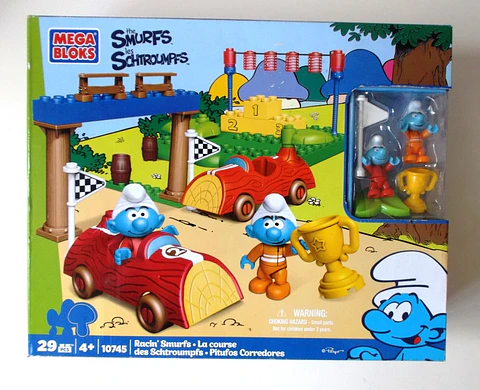 Mega Blocks - Smurfs corredores