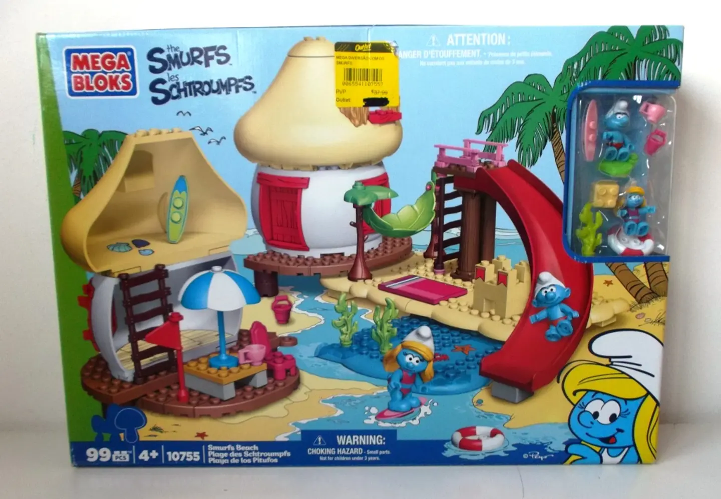 A praia dos Smurfs 1
