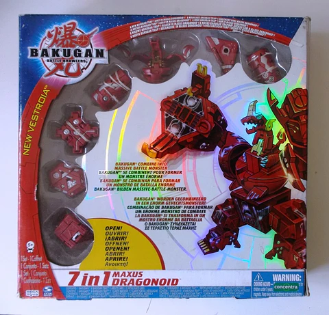 Bakugan 7 em 1 - Maxus Dragonoid