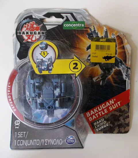 Bakugan Battle Suit - Defendtrix Cinza
