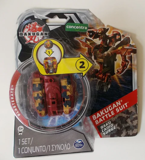 Bakugan Battle Suit - Blasterate vermelho