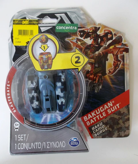 Bakugan Battle Suit - Blasterate cinza