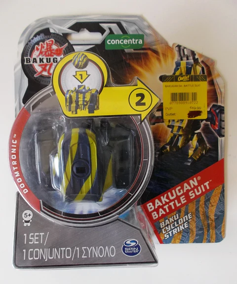 Bakugan Battle Suit - Doomtronic preto