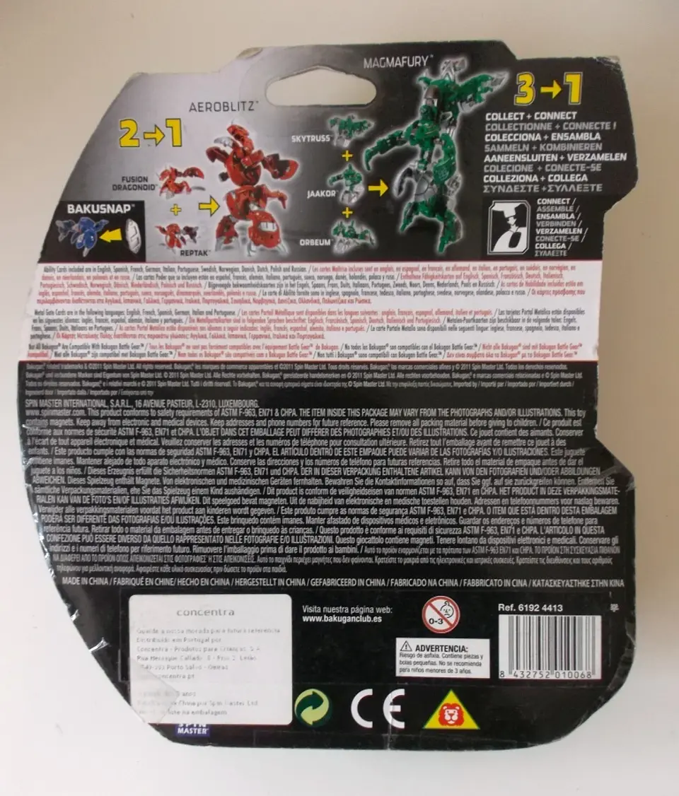 Bakugan Gundalian Invaders S3 - Baku Sky Raiders - Skytruss vermelho 2