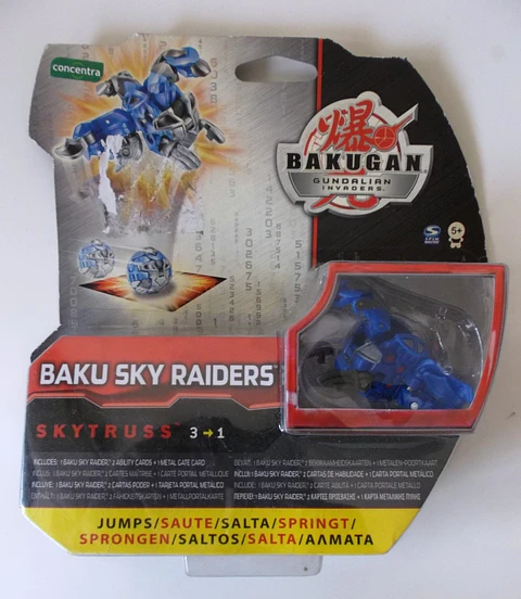 Bakugan Gundalian Invaders S3 - Baku Sky Raiders - Skytruss azul