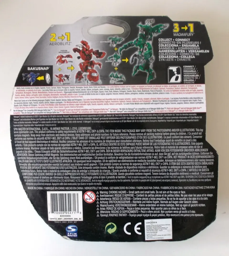 Bakugan Gundalian Invaders S3 - Baku Sky Raiders - Skytruss azul 2
