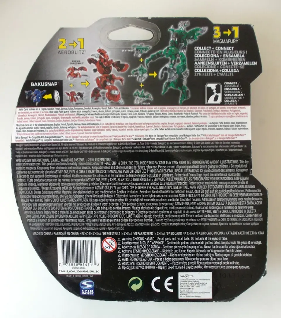 Bakugan Gundalian Invaders S3 - Baku Sky Raiders - Orbeum preto 2