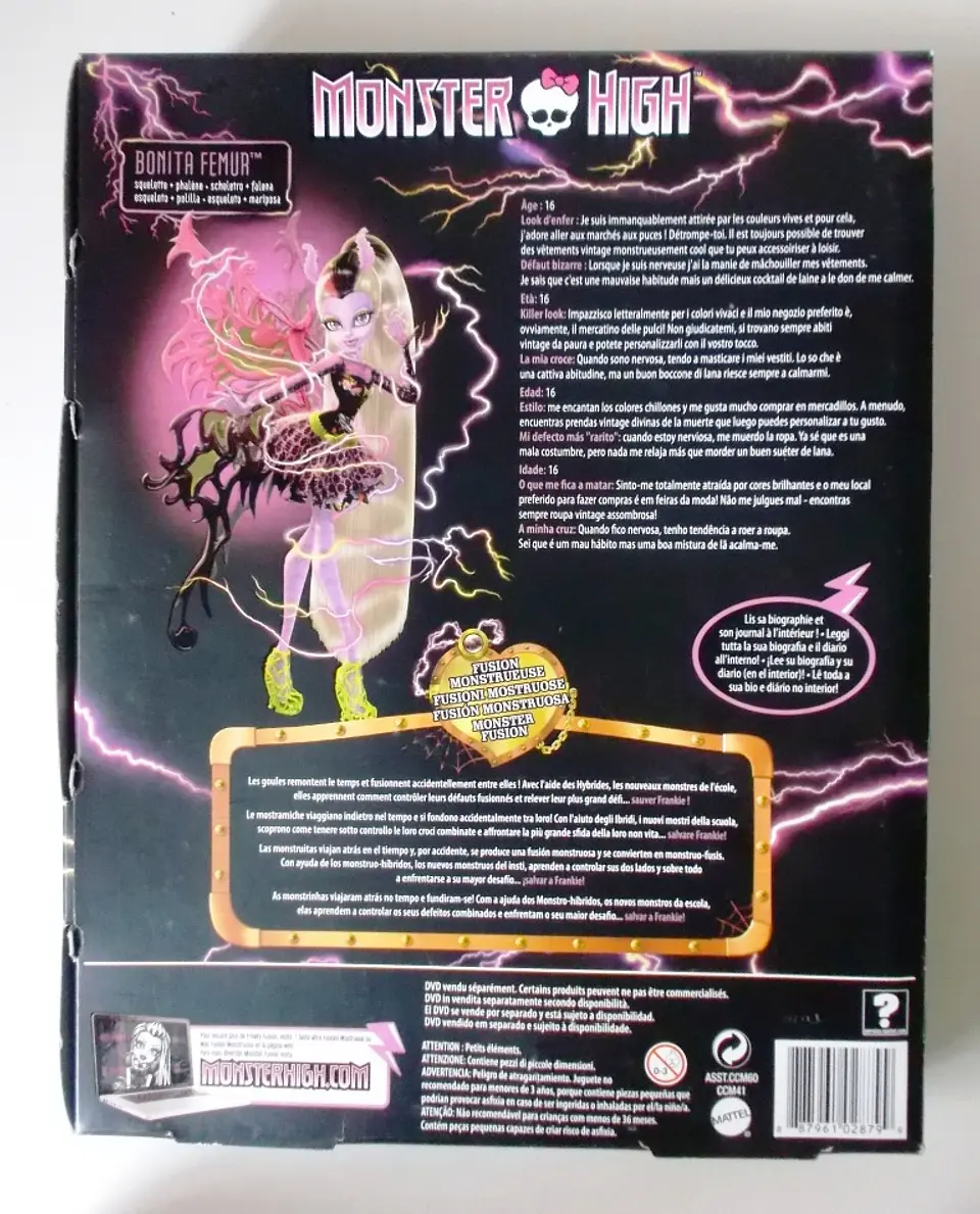 Monster High - Fusão Monstruosa - Bonita Femur 2