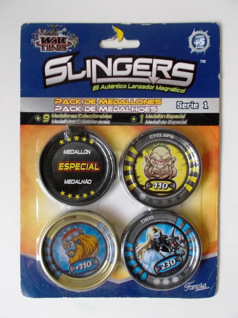 War Titans - Slingers Pack de medalhões 1
