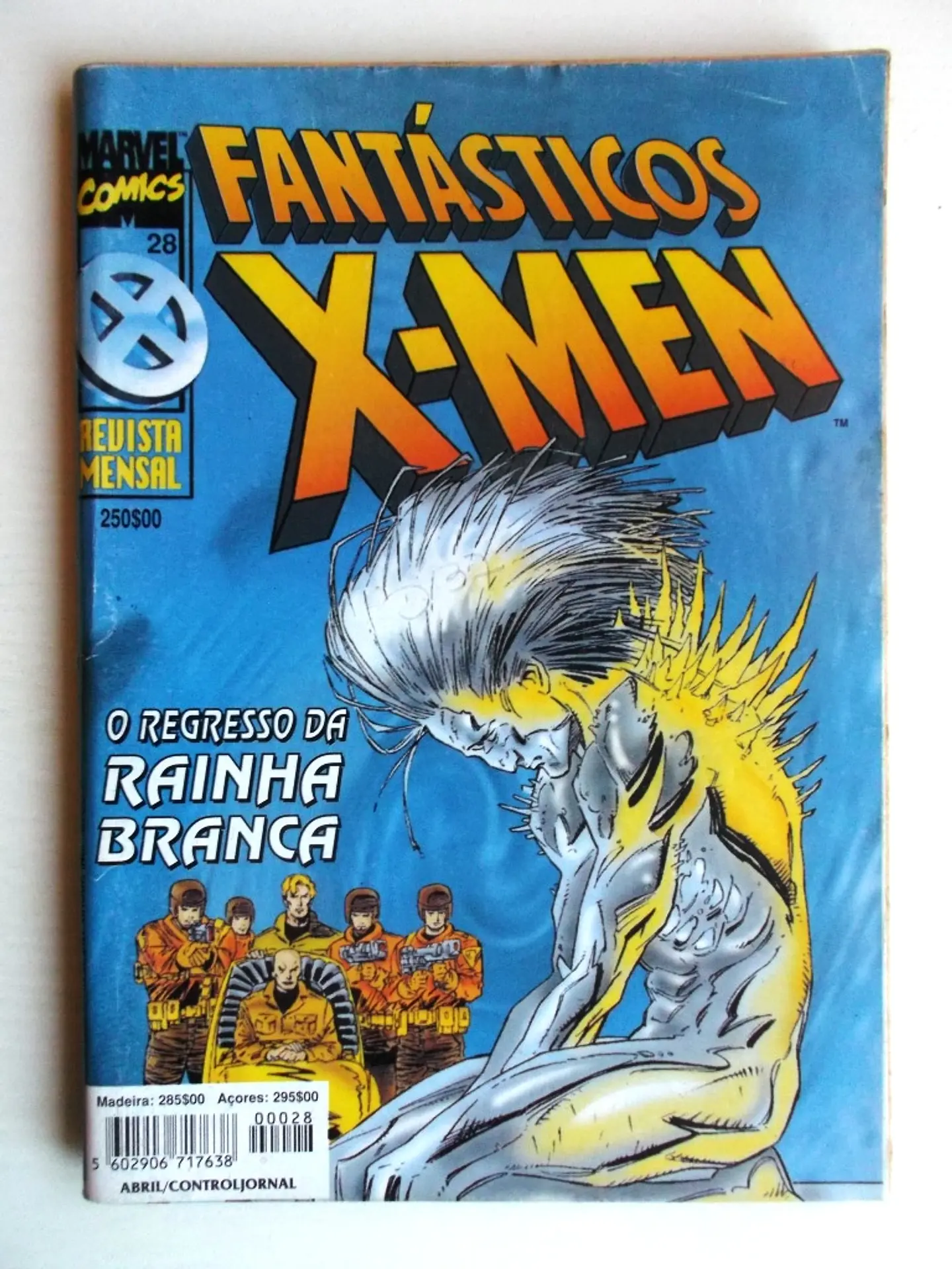 Fantásticos X-Men 28 - Marvel Comics Portugal 1