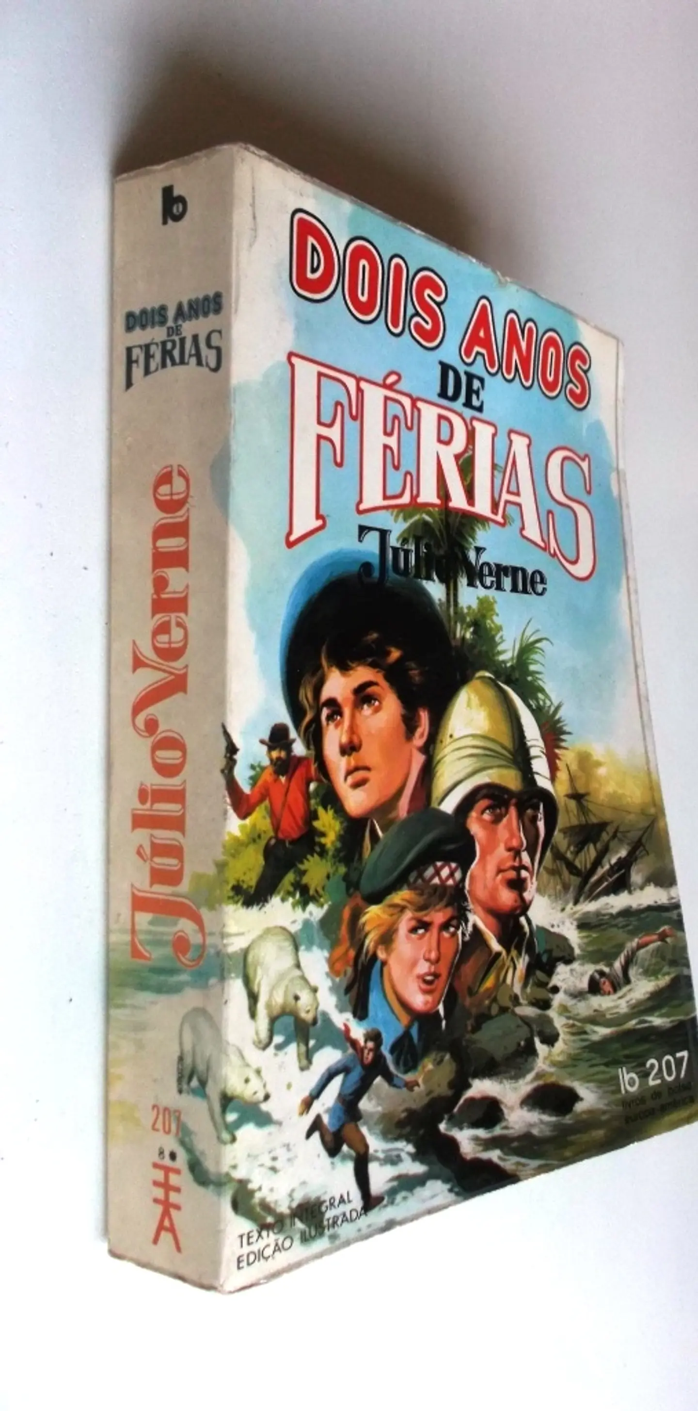 Livro de Bolso Europa América 207 - Dois anos de ferias - Júlio Verne 2