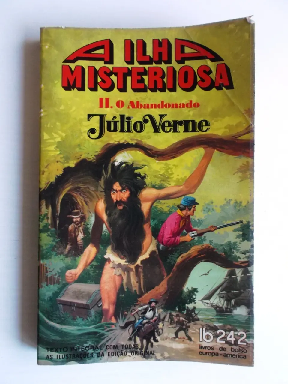 Livro de Bolso Europa América 242 - A Ilha Misteriosa II - Júlio Verne 1