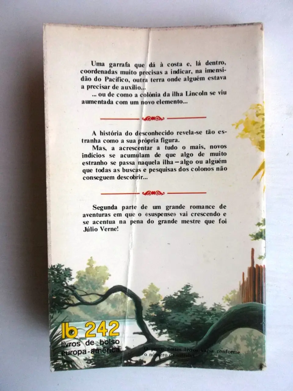 Livro de Bolso Europa América 242 - A Ilha Misteriosa II - Júlio Verne 3