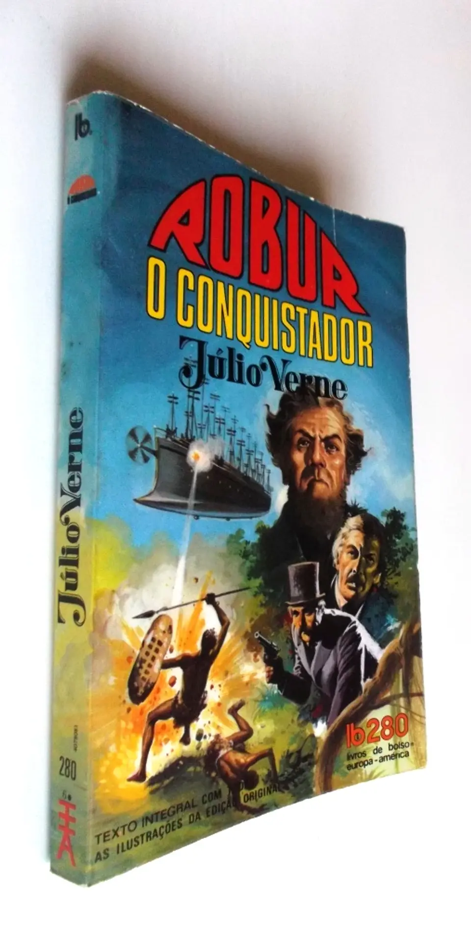 Livro de Bolso Europa América 280 - Robur, O Conquistador - Júlio Verne 2