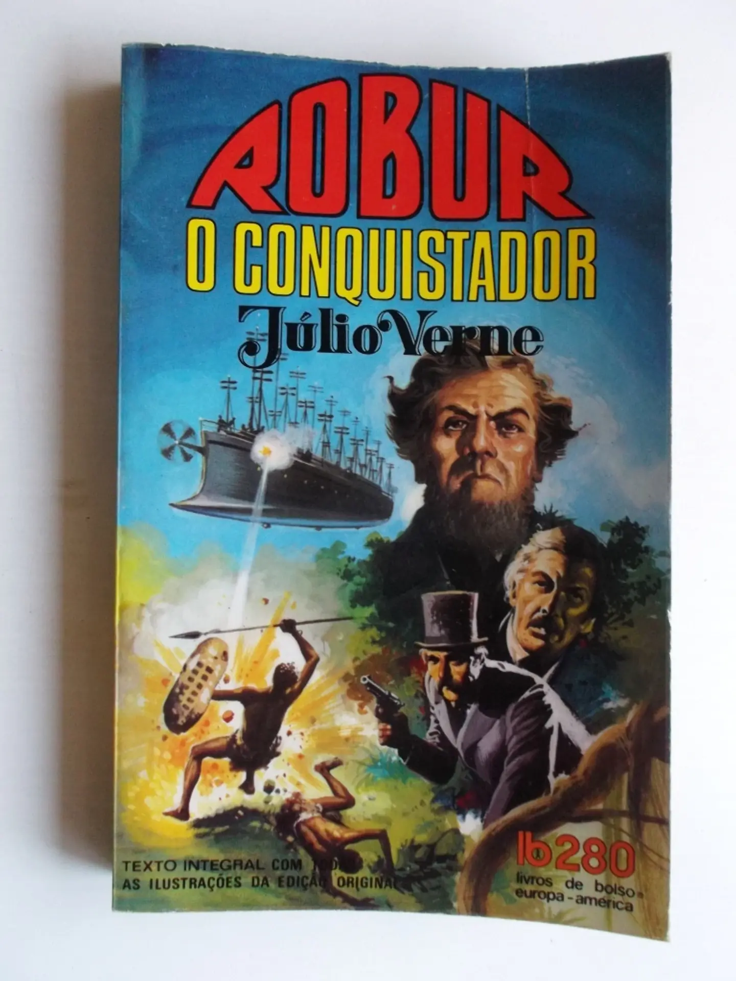 Livro de Bolso Europa América 280 - Robur, O Conquistador - Júlio Verne 1